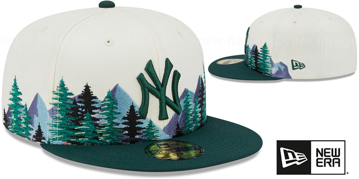 Yankees 'EVERGREEN' White-Green Fitted Hat by New Era