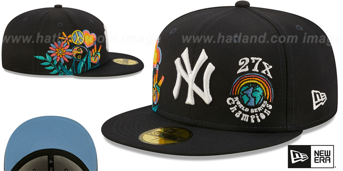 Yankees 'GROOVY' Navy Fitted Hat by New Era