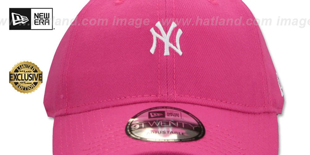 Yankees 'MINI BEACHIN STRAPBACK' French Rose Hat by New Era