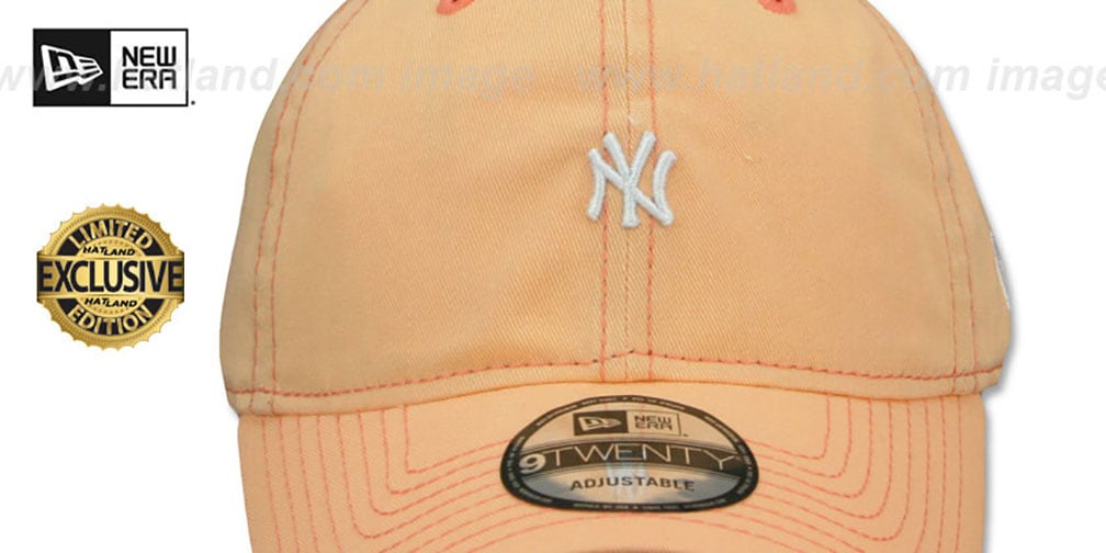 Yankees 'MINI BEACHIN STRAPBACK' Light Orange Hat by New Era