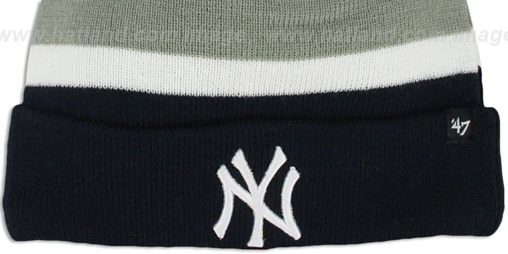 Yankees 'MLB BREAKAWAY' Navy Knit Beanie Hat by 47 Brand