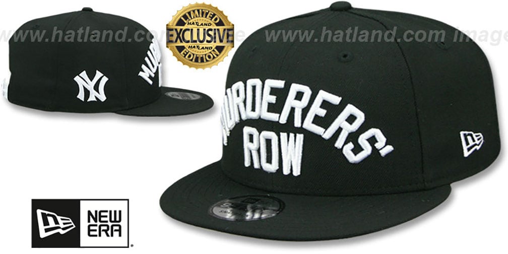 Yankees 'MURDERERS ROW' SNAPBACK Black Hat by New Era