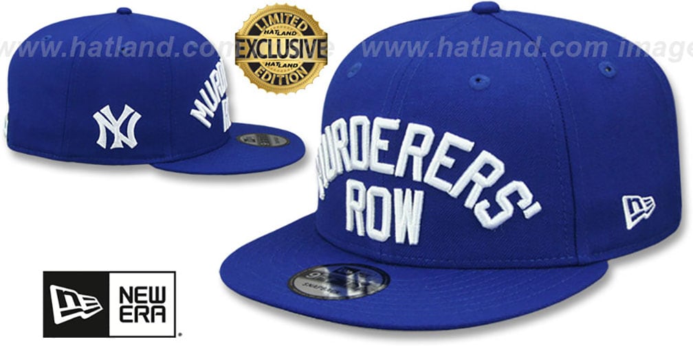 Yankees 'MURDERERS ROW' SNAPBACK Royal Hat by New Era