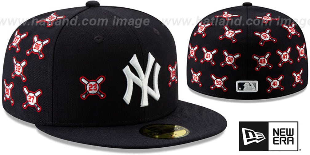 Yankees 'SPIKE LEE' BALLS-N-BATS Navy Fitted Hat by New Era