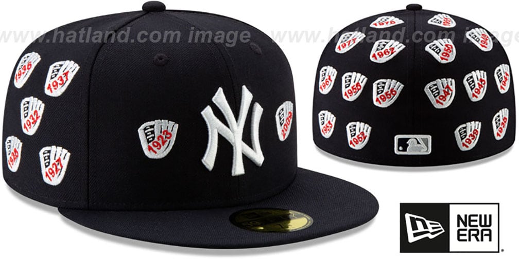 Yankees 'SPIKE LEE' GLOVES Navy Fitted Hat by New Era