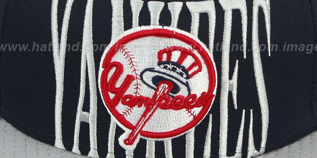 Yankees 'STEP-ABOVE SNAPBACK' Navy-Grey Hat by New Era