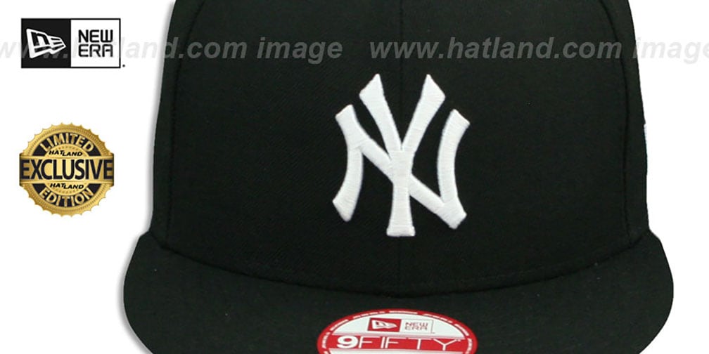 Yankees 'TEAM-BASIC SNAPBACK' Black-White Hat by New Era