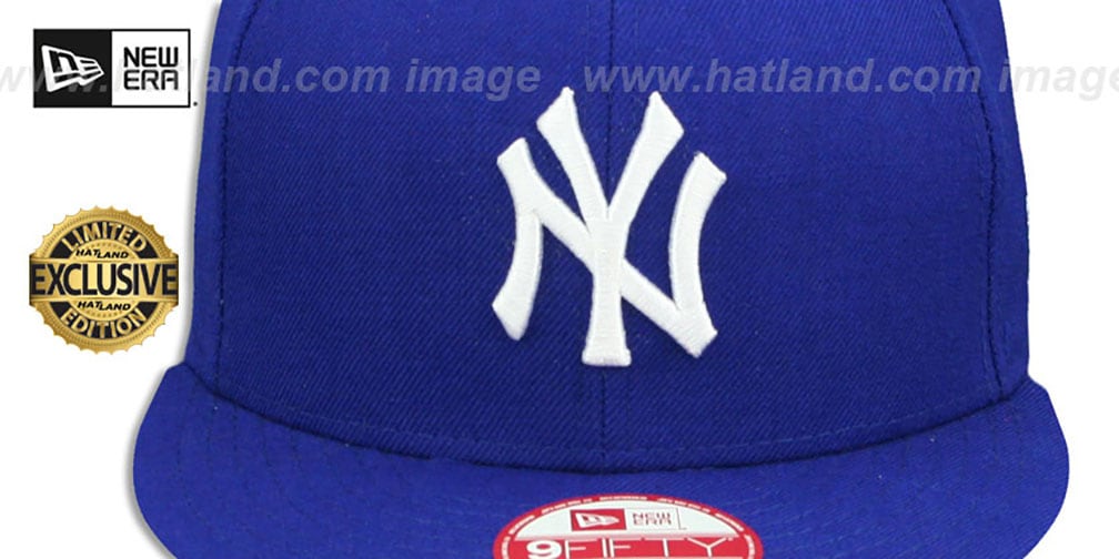 Yankees 'TEAM-BASIC SNAPBACK' Royal-White Hat by New Era