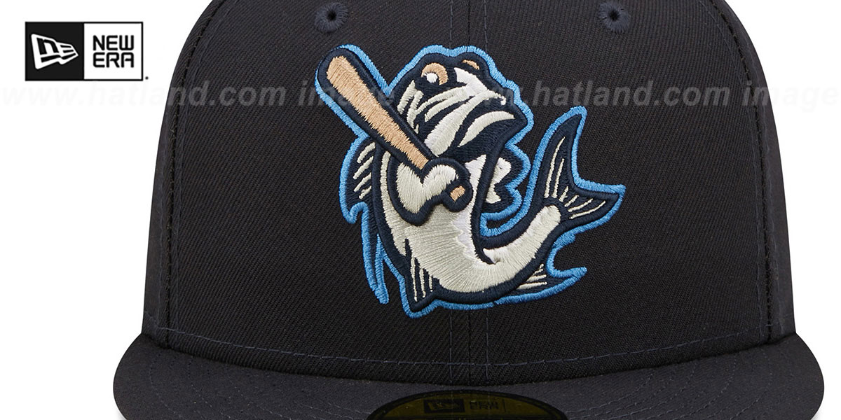 Tarpons 'MILB ONFIELD HOME' Navy Fitted Hat by New Era