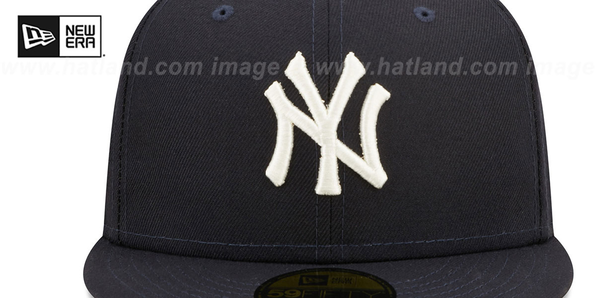 Yankees 1996 WS 'POP-SWEAT' Navy-Pink Fitted Hat by New Era