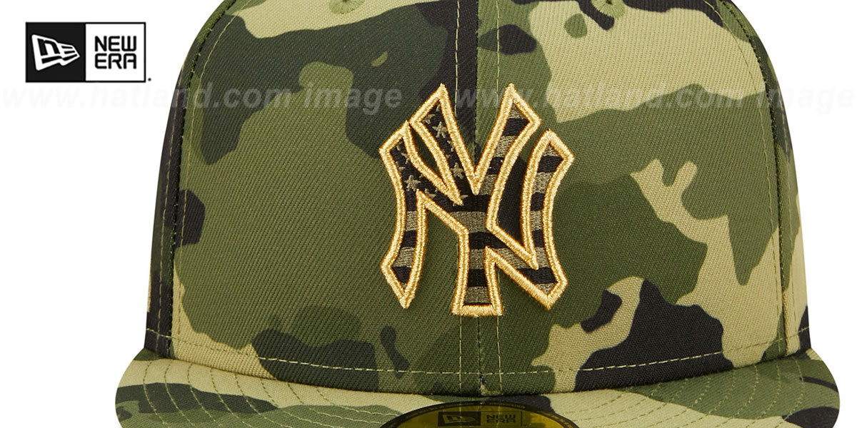 Yankees 2022 ARMED FORCES 'STARS N STRIPES' Hat by New Era