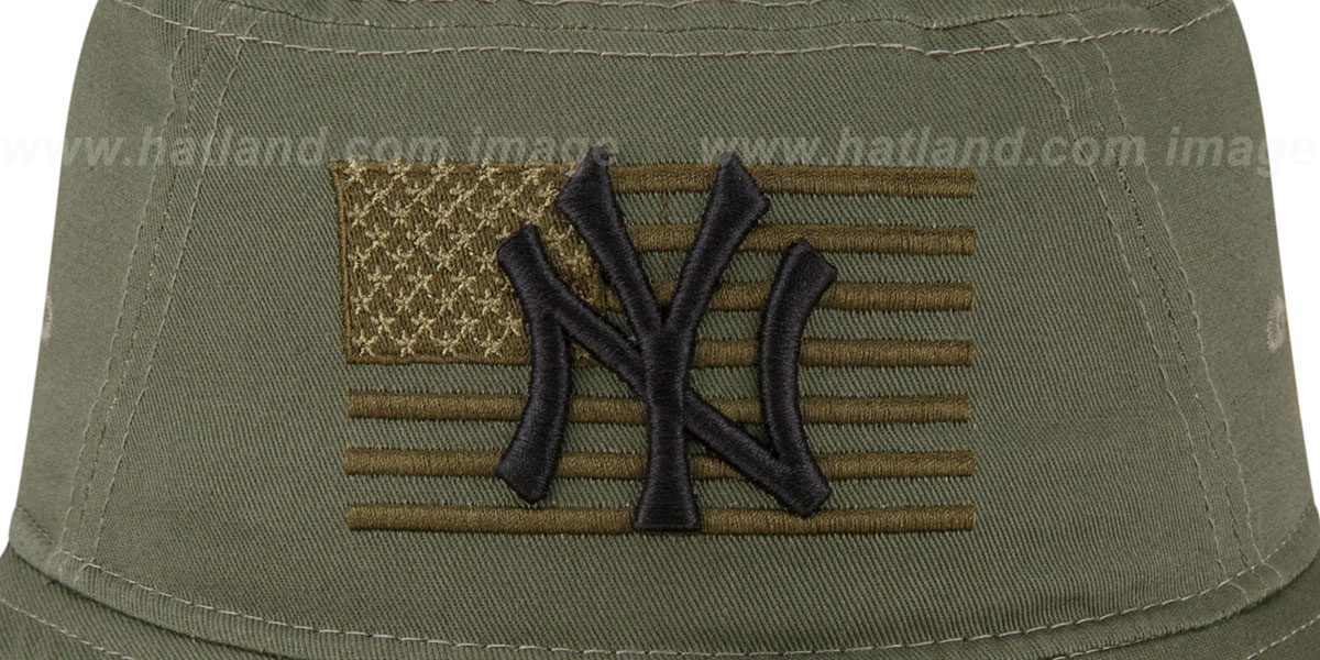 Yankees 2023 ARMED FORCES 'STARS N STRIPES BUCKET' Hat by New Era
