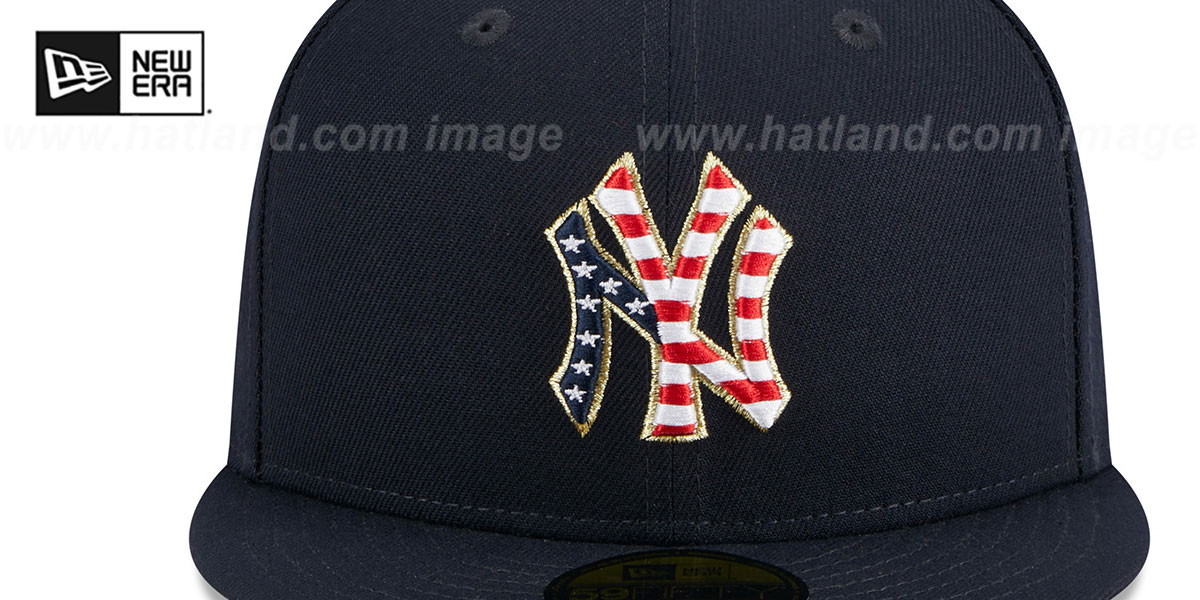 Yankees 2023 'JULY 4TH STARS N STRIPES' Fitted Hat by New Era