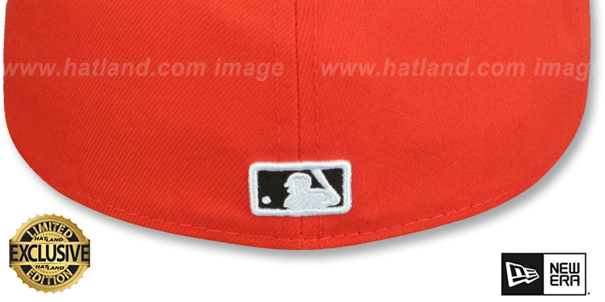 Yankees 'BLACKDANA BOTTOM' Orange Fitted Hat by New Era