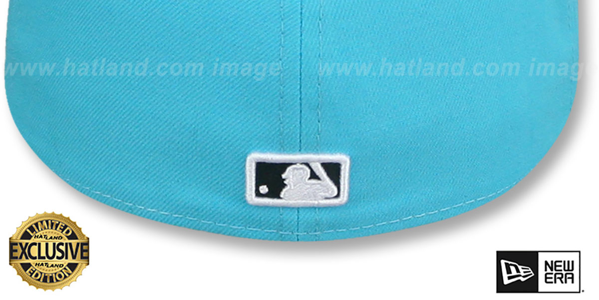 Yankees 'BLACKDANA BOTTOM' Vice Blue Fitted Hat by New Era