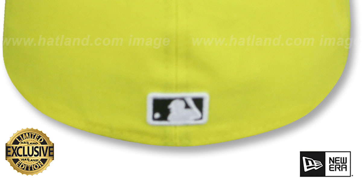 Yankees 'BLACKDANA BOTTOM' Yellow Fitted Hat by New Era