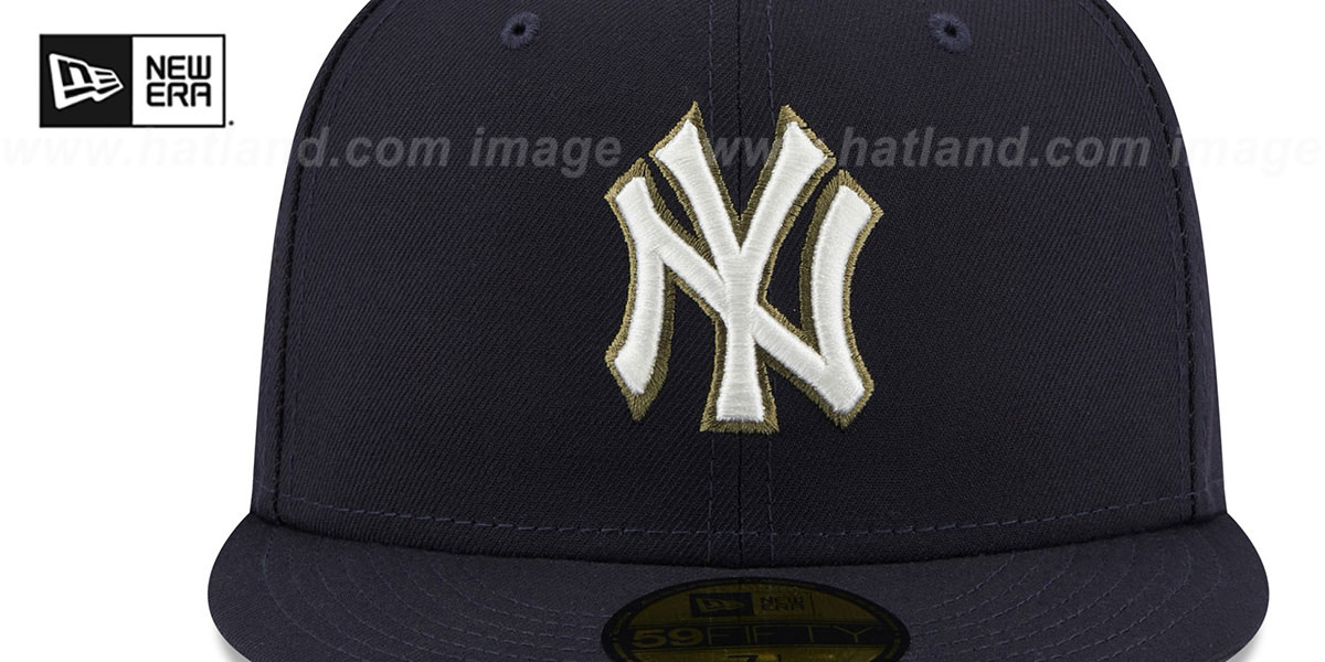 Yankees 'BOTANICAL SIDE-PATCH' Navy Fitted Hat by New Era