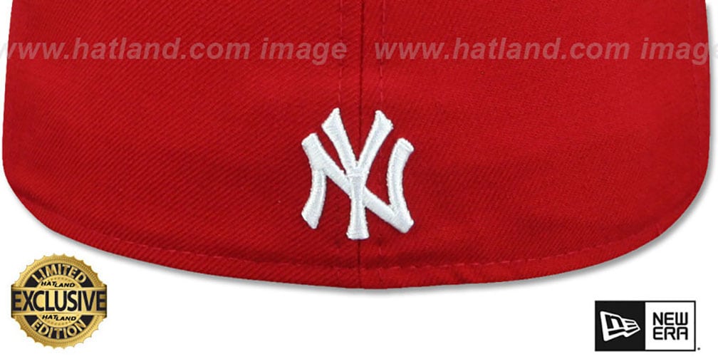Yankees 'BRONX BOMBERS' Red Fitted Hat by New Era