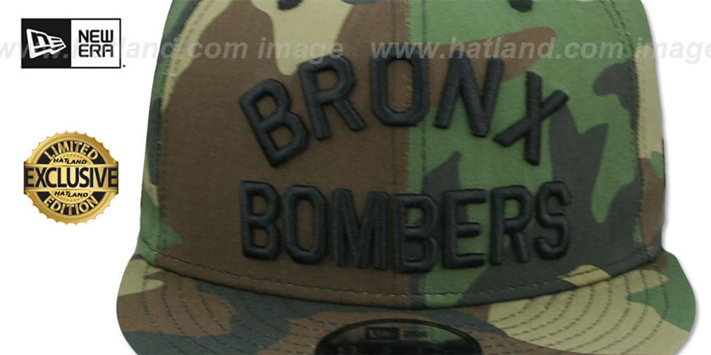 Yankees 'BRONX BOMBERS SNAPBACK' Army Camo Hat by New Era