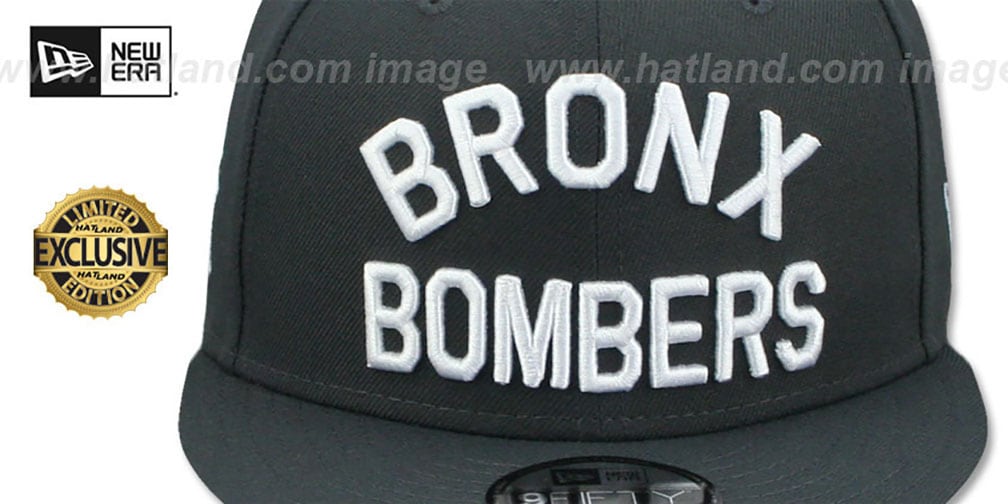 Yankees 'BRONX BOMBERS' SNAPBACK Charcoal Grey Hat by New Era