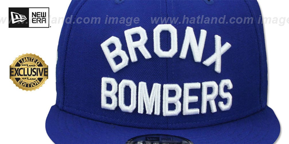 Yankees 'BRONX BOMBERS' SNAPBACK Royal Hat by New Era