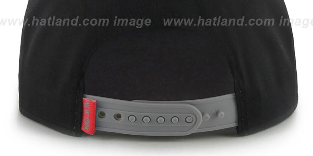 Yankees 'BURNING-MAN SNAPBACK' Black Hat by Twins 47 Brand