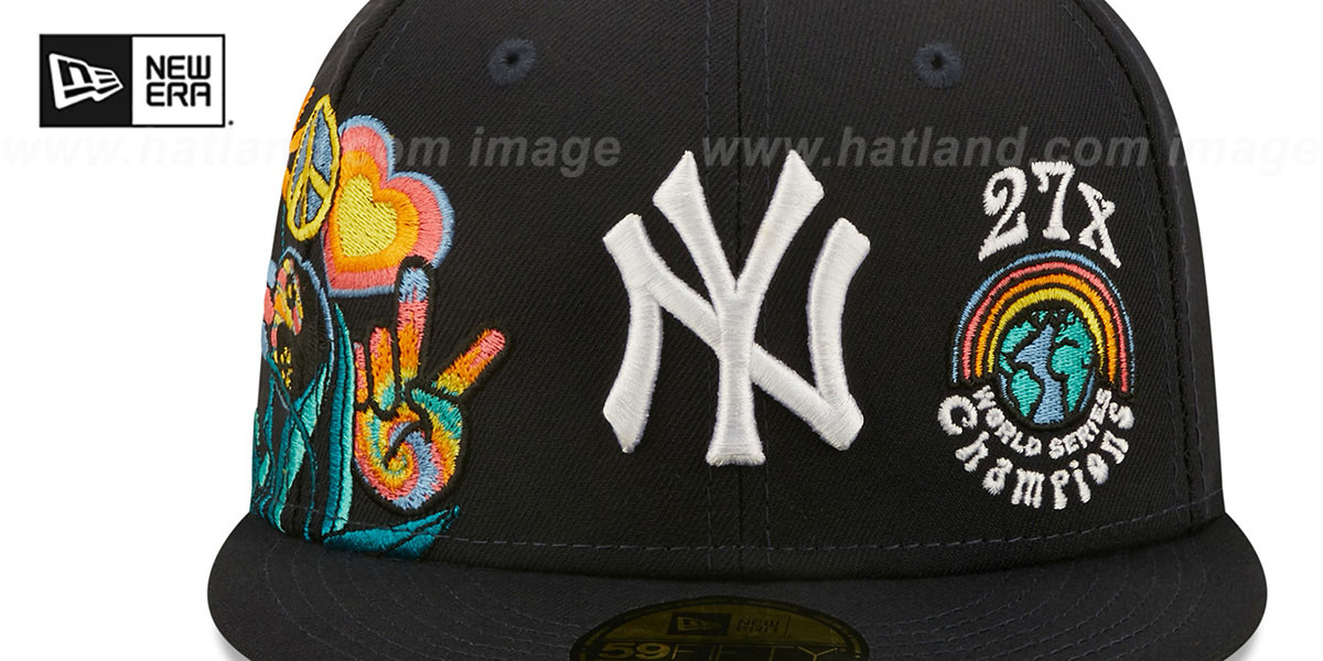 Yankees 'GROOVY' Navy Fitted Hat by New Era