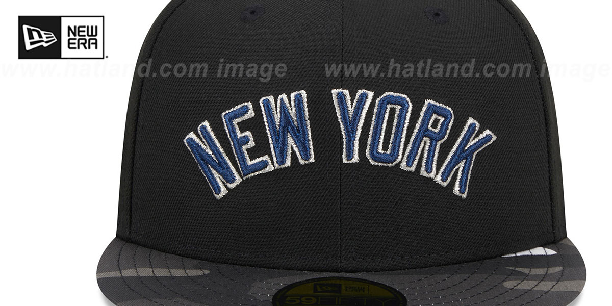 Yankees 'METALLIC CAMO' Fitted Hat by New Era