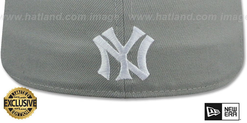 Yankees 'MURDERERS ROW' Light Grey Fitted Hat by New Era