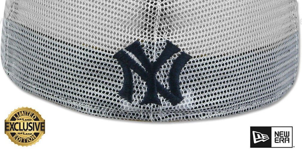 Yankees 'MURDERERS ROW' MESH-BACK Navy-White Fitted Hat by New Era