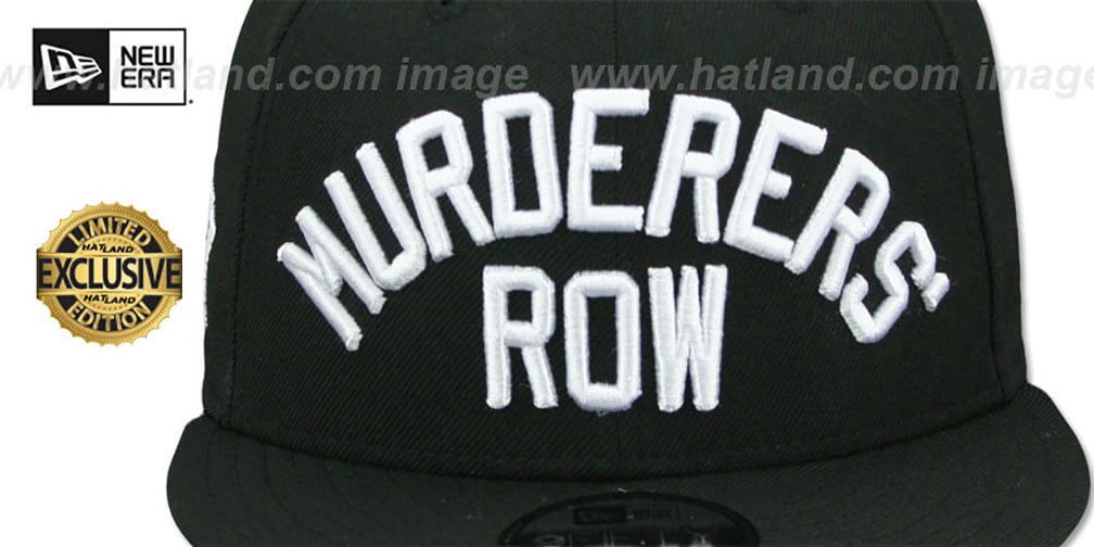 Yankees 'MURDERERS ROW' SNAPBACK Black Hat by New Era