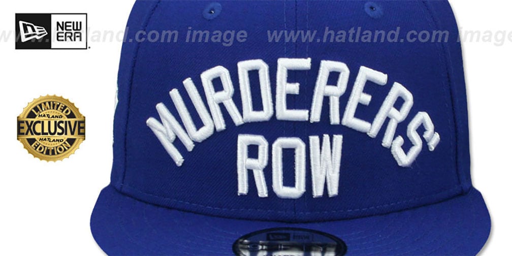 Yankees 'MURDERERS ROW' SNAPBACK Royal Hat by New Era