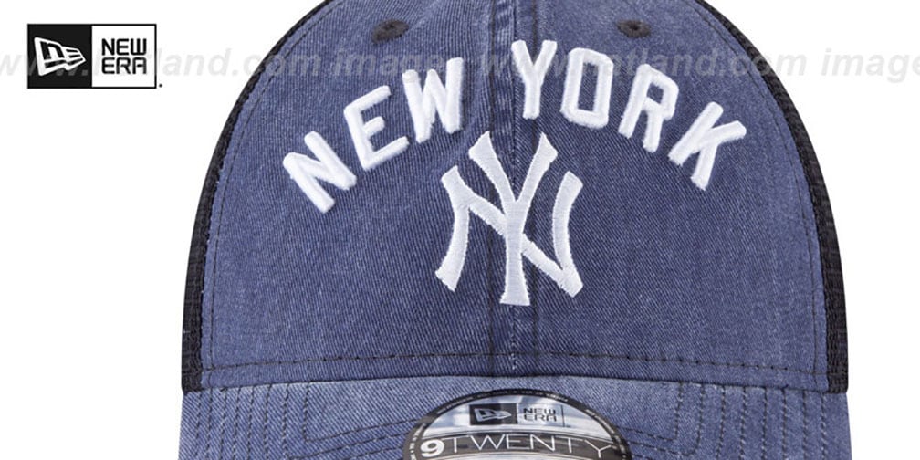 Yankees 'RUGGED-TEAM TRUCKER SNAPBACK' Navy Hat by New Era