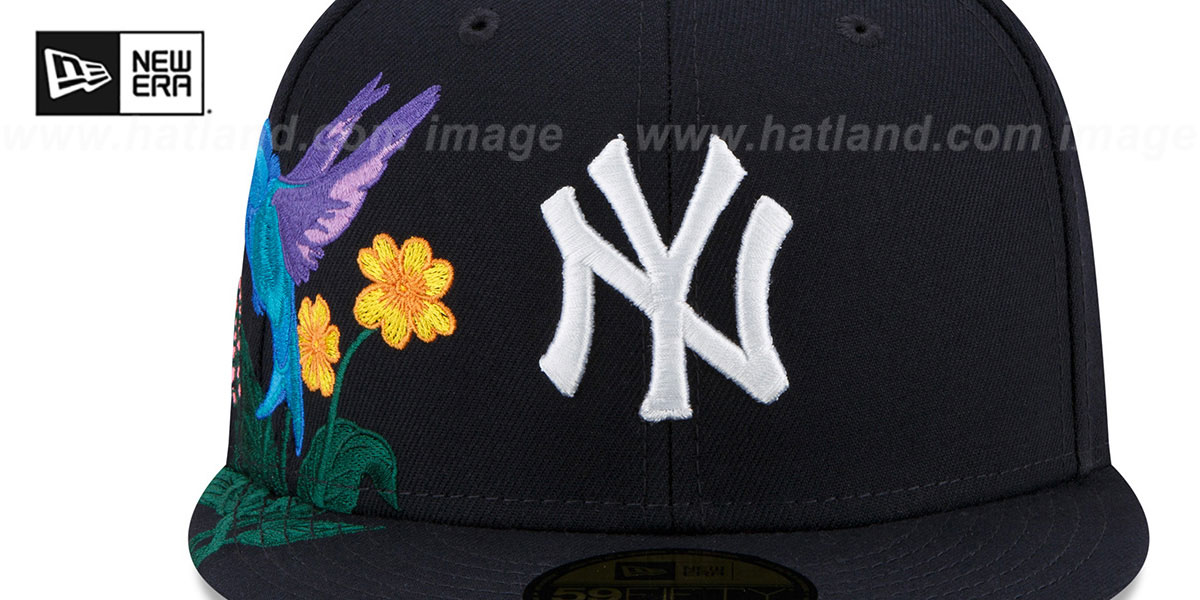 Yankees 'SIDE-BLOOM' Navy Fitted Hat by New Era