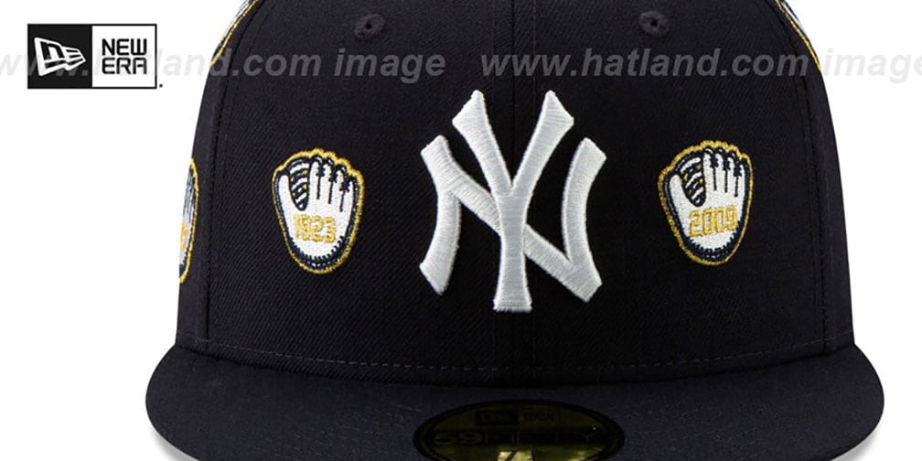 Yankees 'SPIKE LEE' GOLD-GLOVES Navy Fitted Hat by New Era