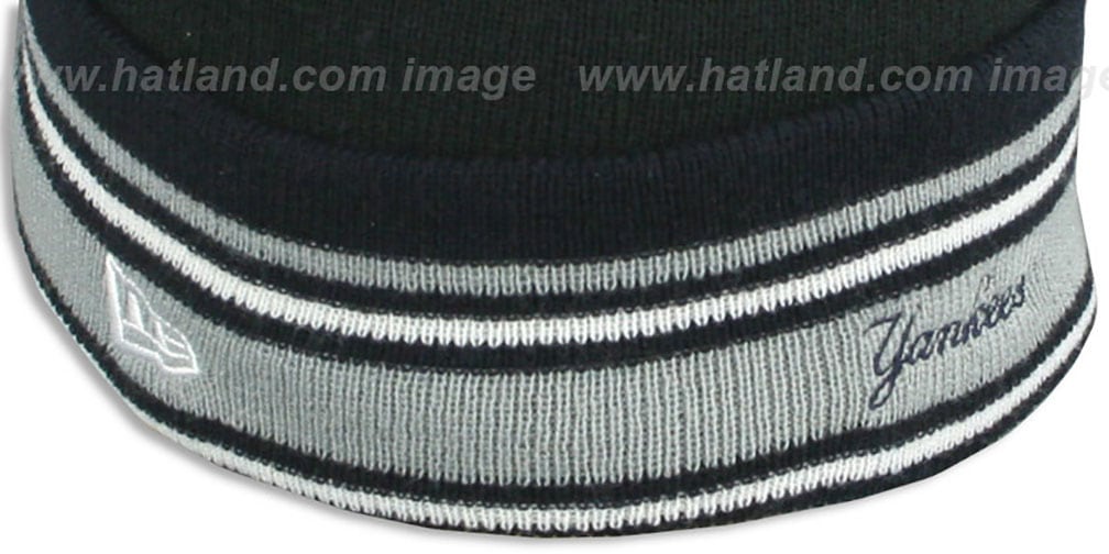 Yankees 'SPORT-KNIT' Black-Navy Beanie Hat by New Era