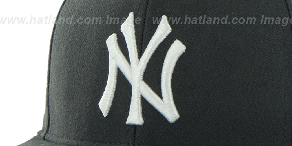 Yankees 'SURE-SHOT SNAPBACK' Charcoal Hat by Twins 47 Brand