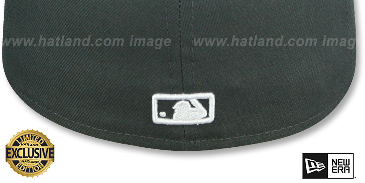 Yankees 'TEAM-BASIC' Charcoal-White Fitted Hat by New Era
