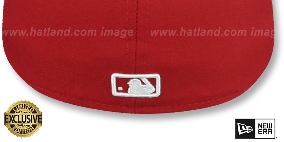 Yankees 'TEAM-BASIC' Red-White Fitted Hat by New Era