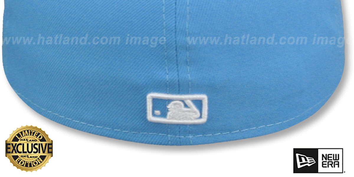 Yankees 'TEAM-BASIC' Sky-White Fitted Hat by New Era