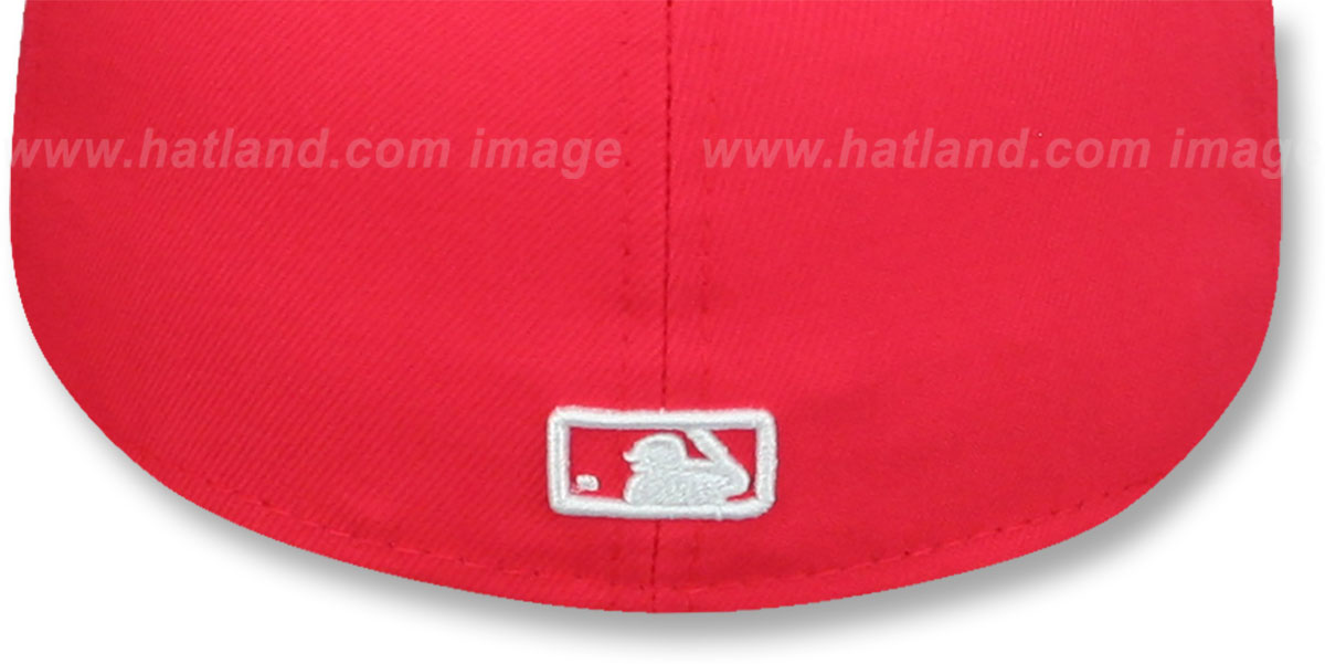 Yankees 'URBAN CAMO-BOTTOM' Lava Red Fitted Hat by New Era