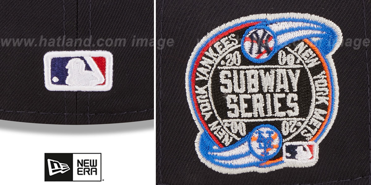 Yankees 2000 'SUBWAY SERIES SIDE-PATCH UP' Fitted Hat by New Era