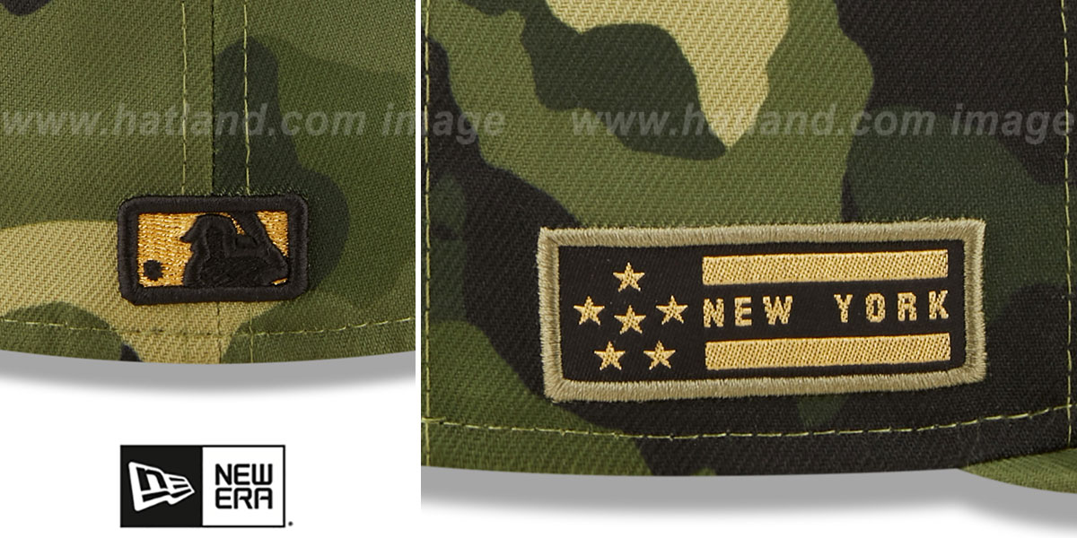 Yankees 2022 ARMED FORCES 'STARS N STRIPES' Hat by New Era