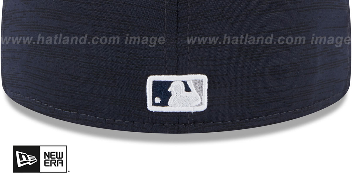 Yankees '2023 CLUBHOUSE' Heather Navy Fitted Hat by New Era