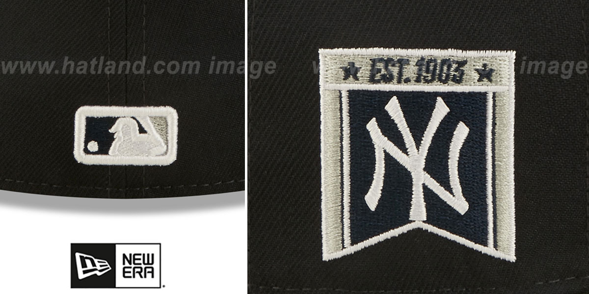 Yankees 'BANNER SIDE-PATCH' Navy Fitted Hat by New Era