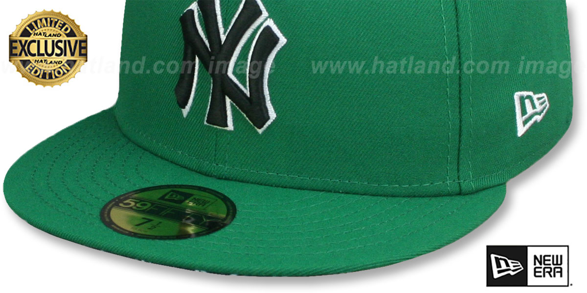 Yankees 'BLACKDANA BOTTOM' Kelly Fitted Hat by New Era