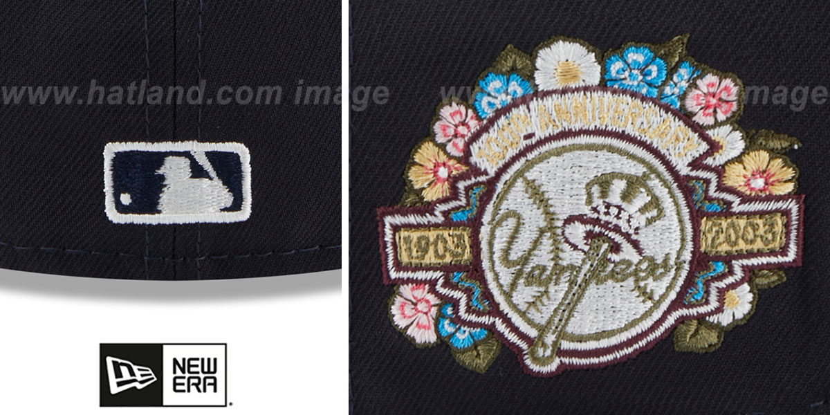 Yankees 'BOTANICAL SIDE-PATCH' Navy Fitted Hat by New Era