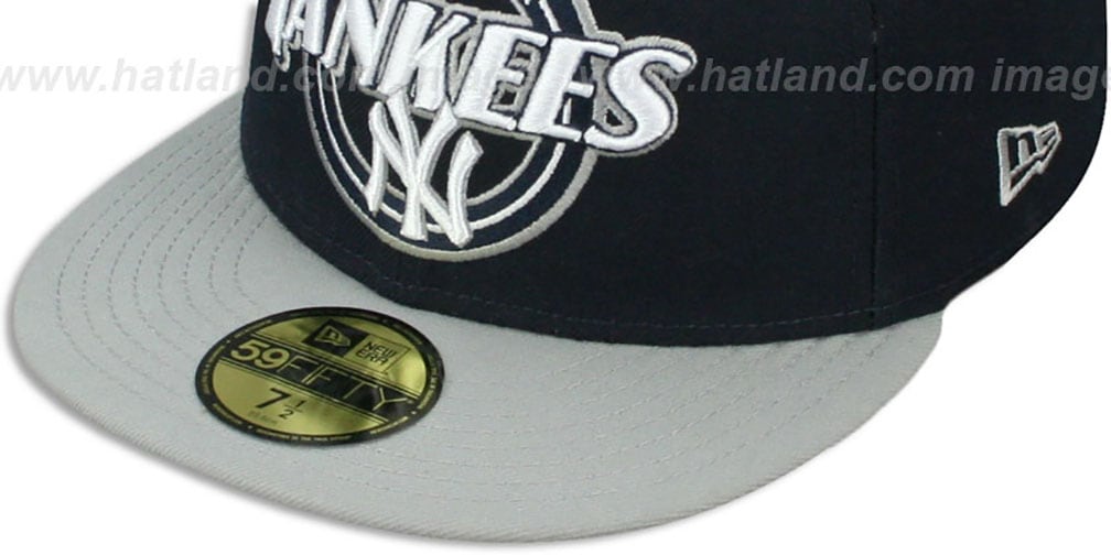 Yankees 'CIRCLE-CLOSER' Navy-Grey Fitted Hat by New Era