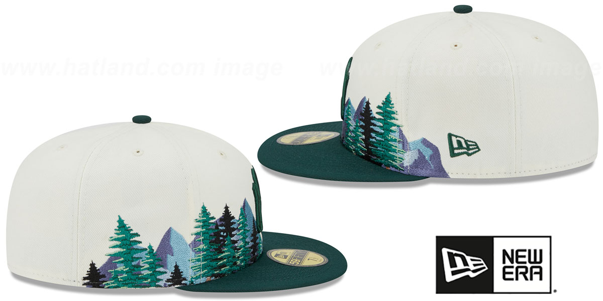 Yankees 'EVERGREEN' White-Green Fitted Hat by New Era