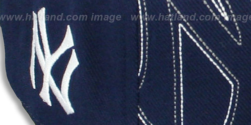 Yankees 'HEADSTRONG' Navy Fitted Hat by American Needle